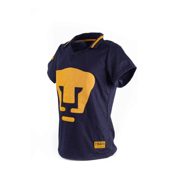 Playera Retro Pumas Unam Mujer Marino 