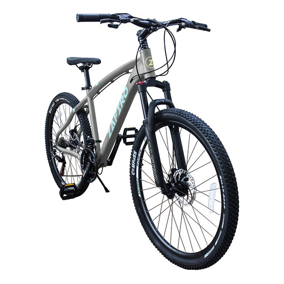 Bicicleta Gris Mate Zafiro Mtb Rain Aro 26