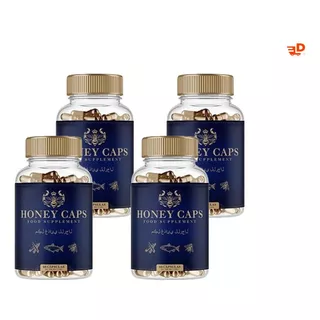 Suplemento Em Cápsula Honey Caps  Proteínas Honey Caps Em Pote De 60g  Pacote X 4 U