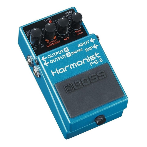 Pedal de efecto Boss Harmonist PS-6  azul