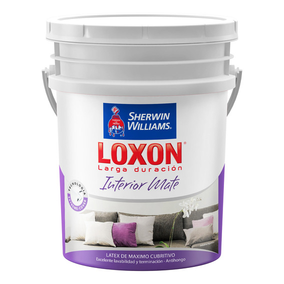 Pinturas Sherwin Williams Loxon Ld Interior Mate Bco 20 Lts