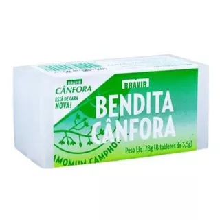 Bendita Cânfora 8 Tabletes Multiuso (melhor Que Naftalina)