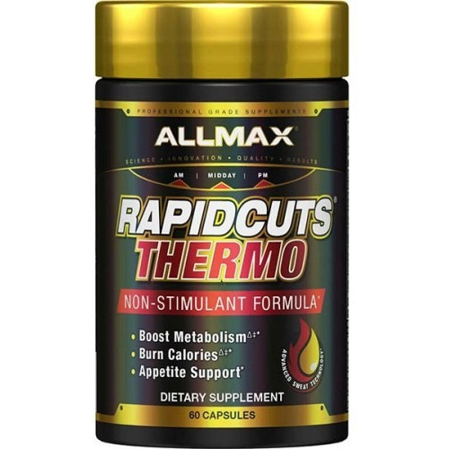 Allmax Rapidcuts Thermo 60 Caps Termogénico Sin Estimulantes Sabor Sin sabor