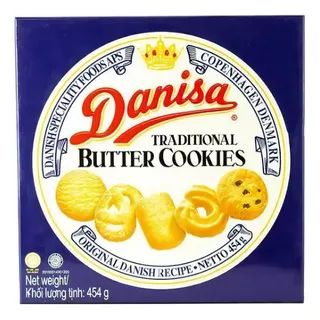 Biscoito Amanteigado Tradicional Danisa Cookies Cx Lata 454g