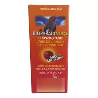 Bioparacit Oral 20 Ml Marvell Aves Ornato Sabor Manzanana