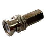 Conector Bnc Rg-6 Enroscable Para Cable Coaxial 10 Unidades