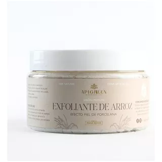 Jabón Exfoliante Y Aclarante De Arroz Apigreen 250g