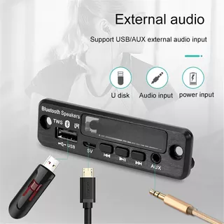 Placa Amplificadora De Audio Bluetooth / Usb Tienda Cod 687