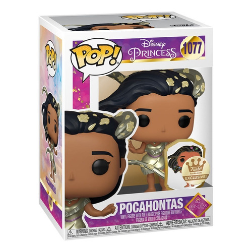 Funko Pop! Disney U. Princess - Pocahontas Con Pin #1077