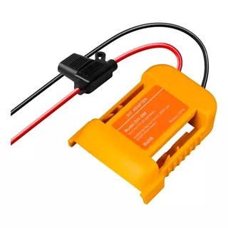 Adaptador Para Bateria Dewalt 18v-20v Com Fio E Fusível 