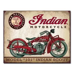 Anuncio Poster Lamina Cartel Motocicleta Indian Scout