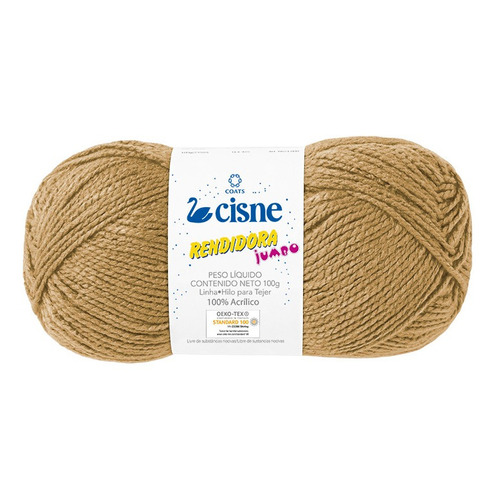 Lana Cisne Rendidora Jumbo X 5 Ovillos - 500gr Por Color Color Marron Claro 08051