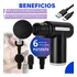 Massageador Pistola Elétrica Profissional Muscular Portátil Aparelho Fisioterapia - Micgeek