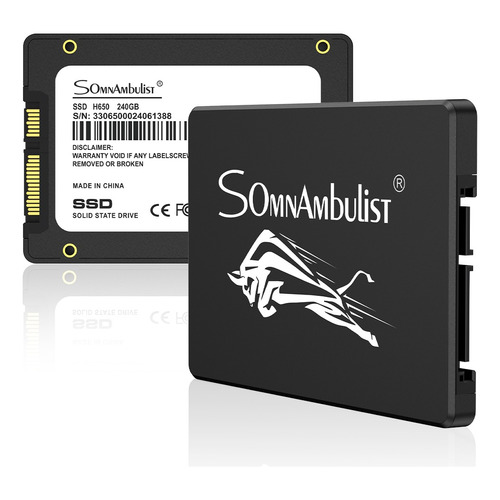Disco sólido SSD interno Somnambulist H650 Dragon-480 480GB negro