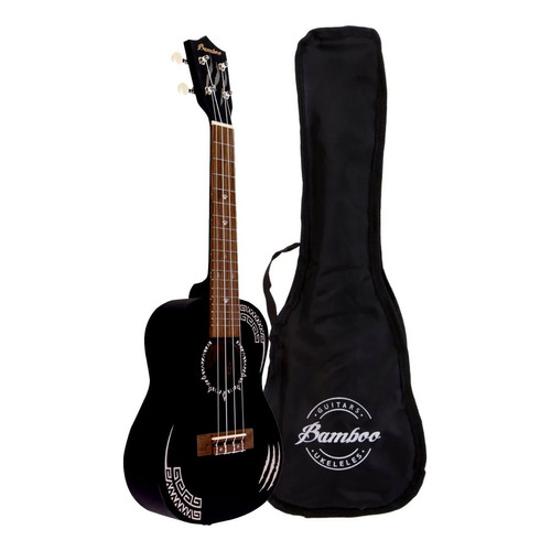 Ukelele U-23-panther-s Concierto Bamboo  + Funda