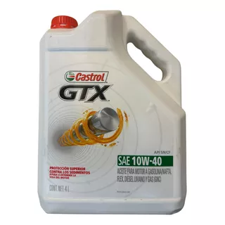 Bidon De Aceite Castrol Gtx 10w-40 Semisintetico 4 Litros 