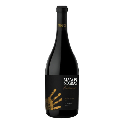 Vino Pinot Noir Manos Negras Artesano 750cc