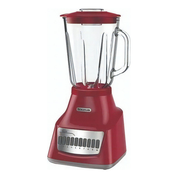 Licuadora 1.5 L Taurus Potenza Rouge Alta Potencia 750 Watts Color Rojo