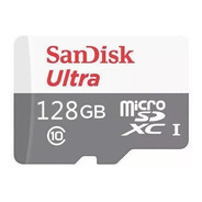 Cartão Memória Micro Sd Sdxc 128gb Sandisk Ultra Classe 10 