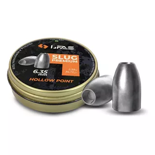 Chumbinho Slug 6,35mm Chumbo Premium P/ Carabina Pcp - Lfas