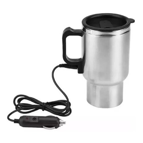 Hervidor Eléctrico Para Auto Taza De Calefacción Viaje Paseo Color Gris