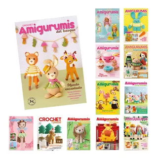 Pack 12 Revistas Crochet Amigurumis - Arcadia Ediciones