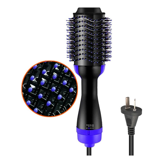 Cepillo Secador De Cabello Pelo Libercam CEP-20 Electrico Con Voluminizador 3 Niveles 220v