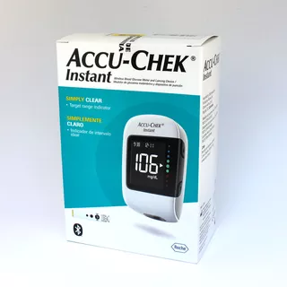 Máquina Accu-chek Color Blanco Con Negro