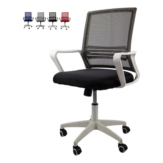 Silla Ejecutiva Para Escritorio Oficina Malla Transpirable Color Negro