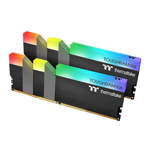 Memoria RAM Toughram RGB gamer color negro 16GB 2 Thermaltake R009D408GX2-3600C18B