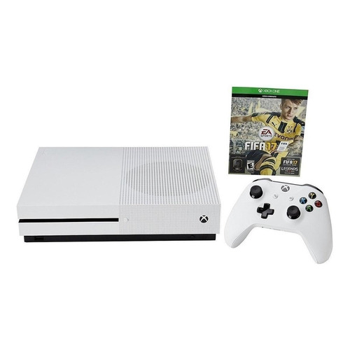 Microsoft Xbox One S 1TB FIFA 17 color  blanco