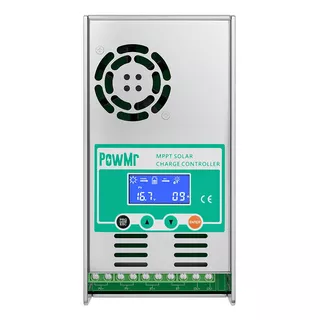 Powmr 60a Mppt Controladora De Carga Solar 12-48vdc 190voc