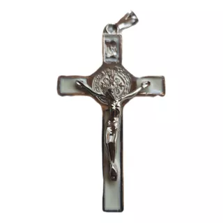 B. Antigo - Crucifixo Com Medalhas De São Bento Frete Grátis