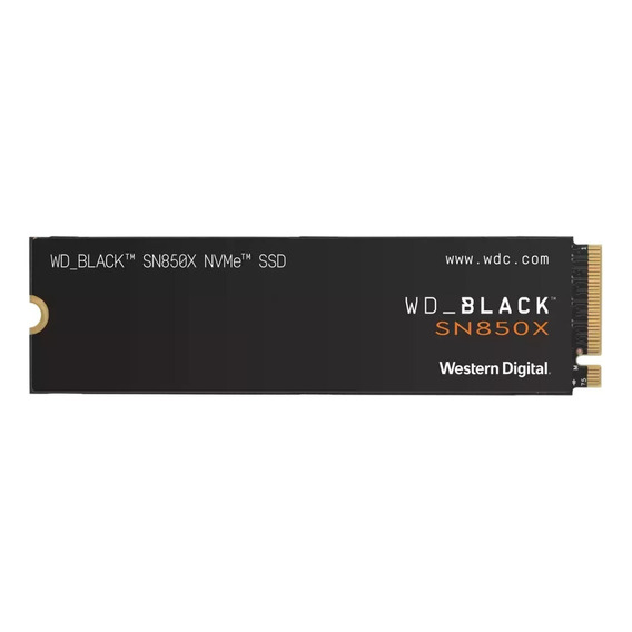 Disco sólido SSD interno Western Digital WD Black SN850X WDS100 1TB negro