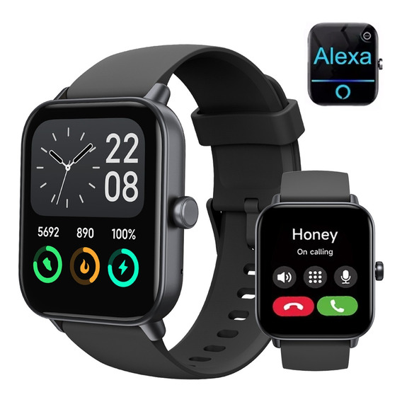 Smartwatch 1.8'' Reloj Inteligente Bluetooth Llamada Alexa