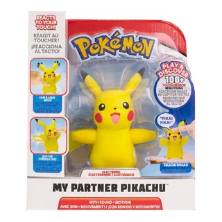 Brinquedo Eletrônico Pokemon Meu Parceiro Pikachu Sunny 2612