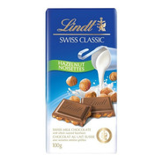 Lindt Swiss Classic Chocolate Semiamargo  Avellanas 100 Gr.