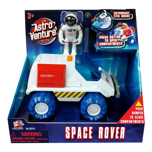 Astro Venture Rover Espacial 63111 Color Blanco/Azul Personaje No