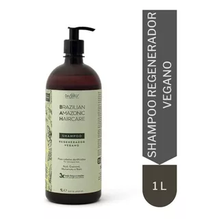  Shampoo Vegano Regenerador Brazilian Amazonic Haircare 1l