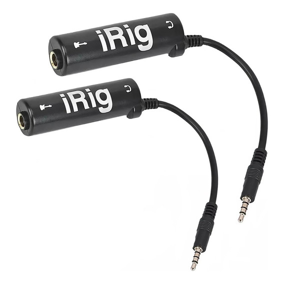 2 Pcs Adaptador Cable Irig Interfaz Audio Interface De Audio