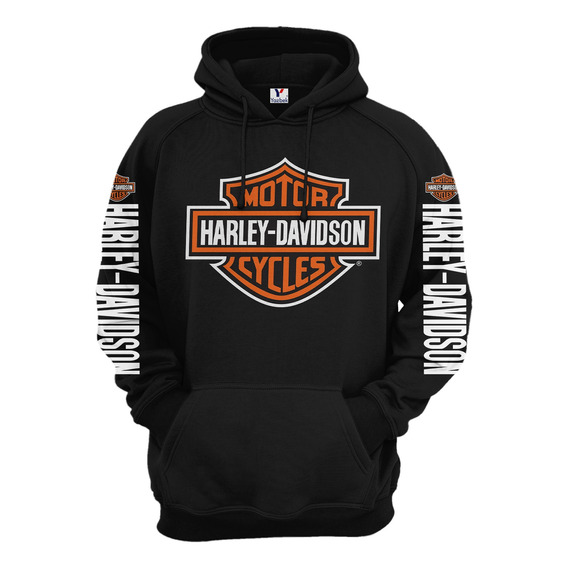 Sudadera Harley Davidson , Con  Capucha Y Cangurera  Unisex 