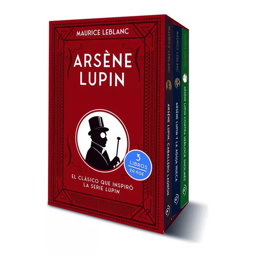 ARSENE LUPIN (ESTUCHE), de Maurice Leblanc.