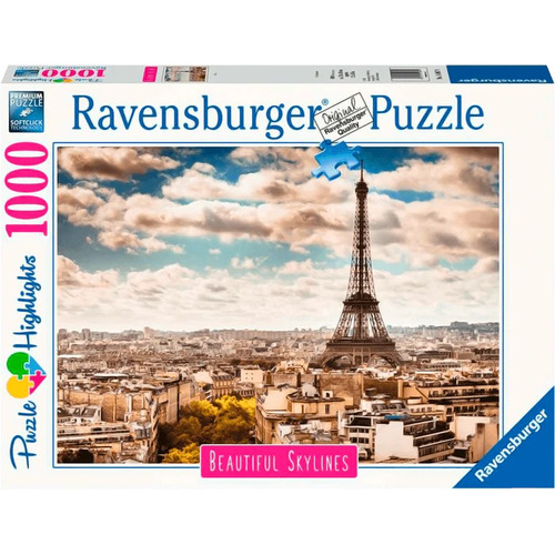 Rompecabezas Ravensburger Torre Eiffel Con 1000 Piezas 14+
