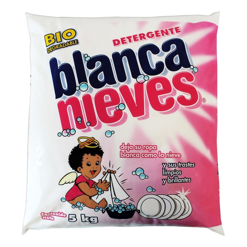 Detergente En Polvo Blanca Nieves De 5 Kg