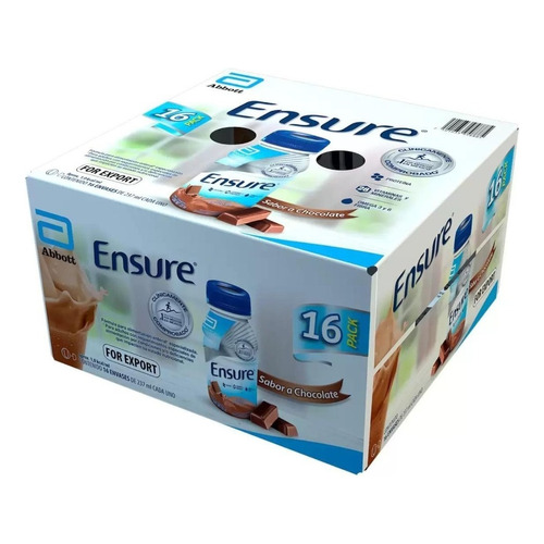 Ensure Adultos Pack 16 Piezas/237 Ml Sabor Chocolate
