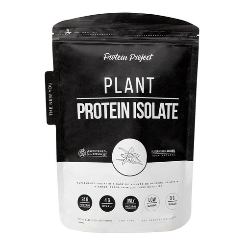 Plant Protein Isolate Protein Project 2lb 908 gr Vanilla Caramel