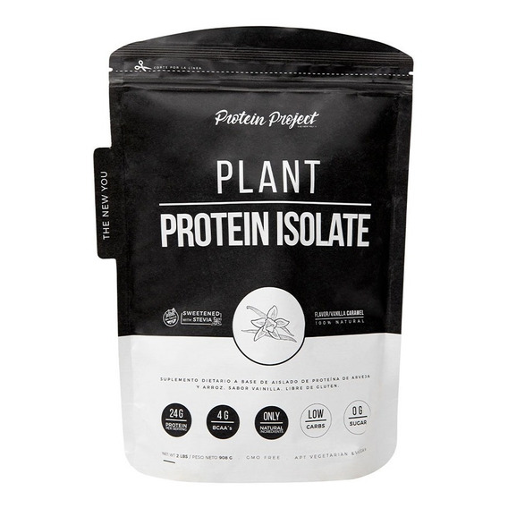 Plant Protein Isolate Protein Project 2lb 908 gr Vanilla Caramel