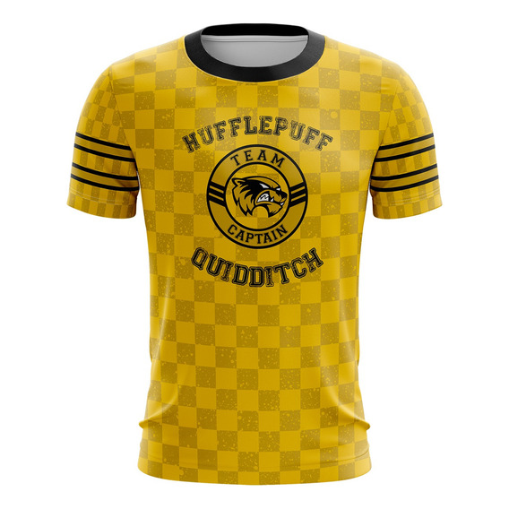 Playera Sublimada Infantil Hufflepuff Quidditch