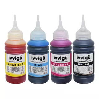 Combo De Tinta Linea Profesional Ivvigu Para Epson Xp431