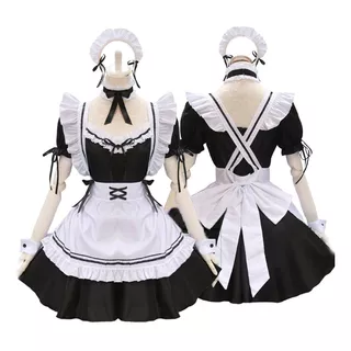 Cosplay Maid Disfraz Meido Chica Mesera Sexy Anime Kawai Rem